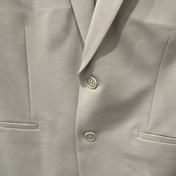 Calvin Klein Slim Fit Stretch Performance Suit Jacket Boys Size 20 Color: Khaki - Picture 4 of 7